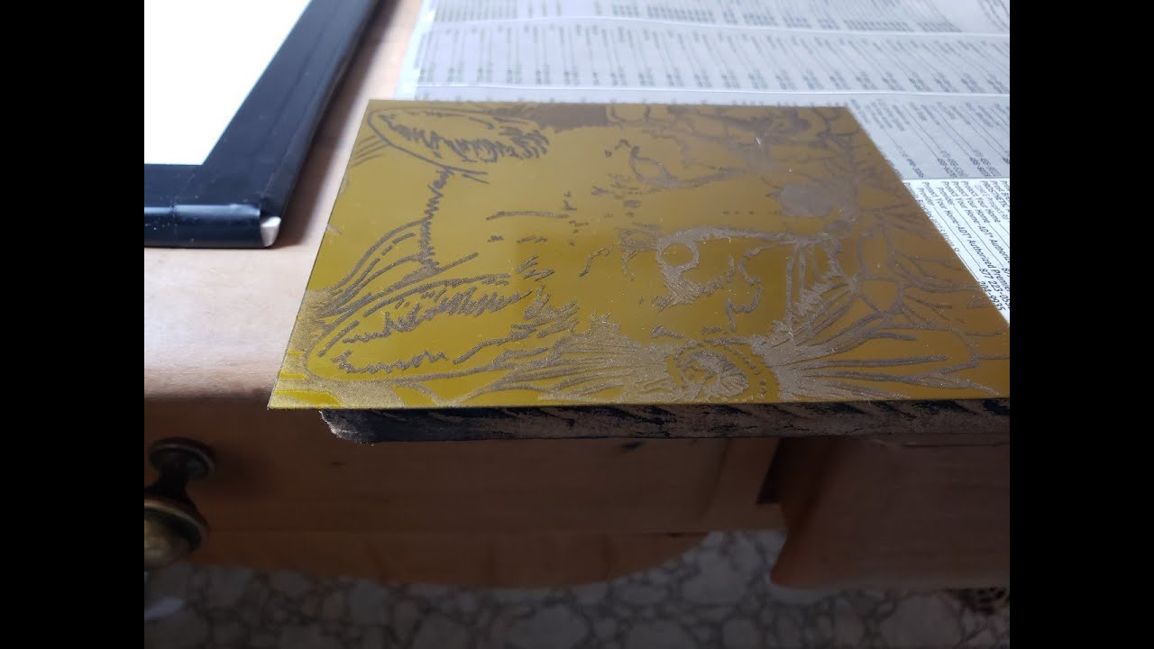 Printing an Intaglio Photopolymer Plate