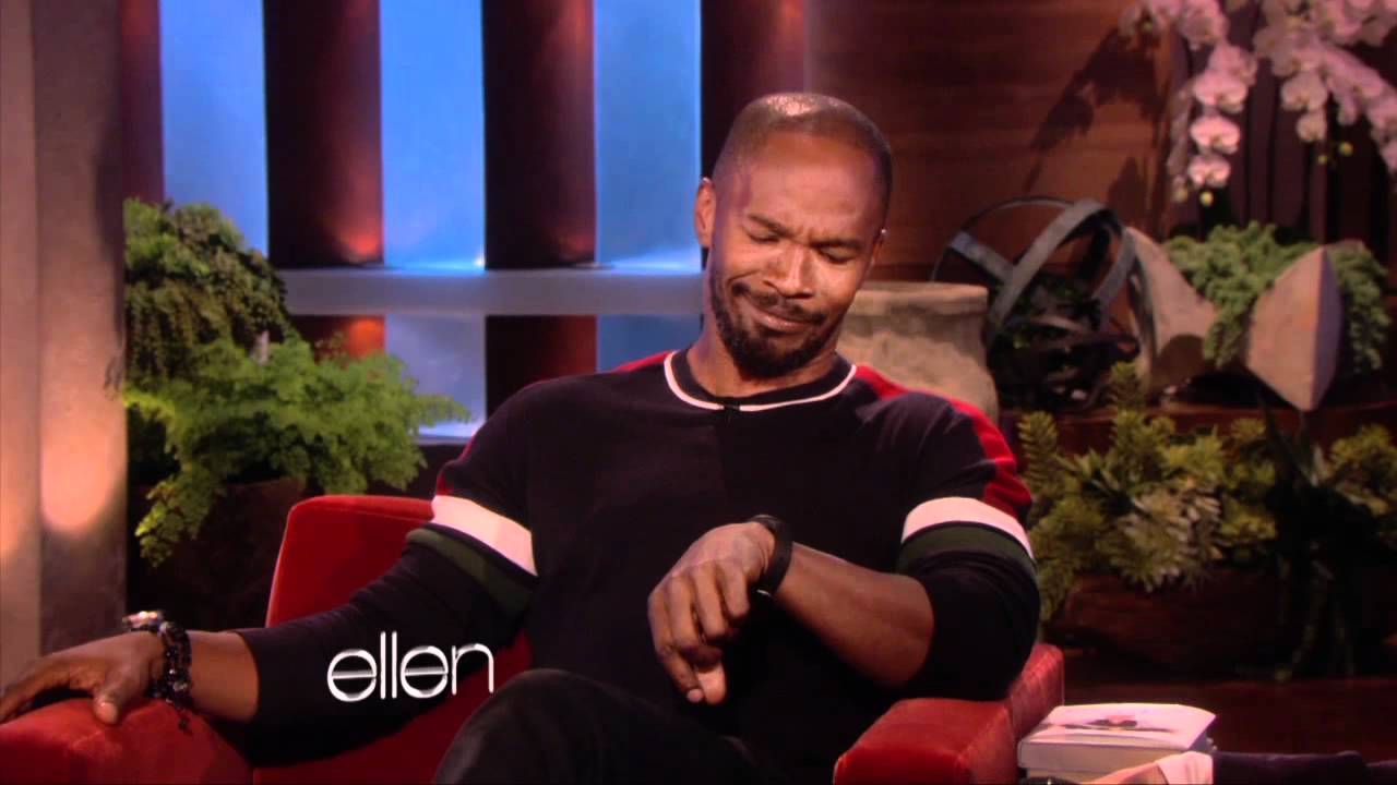 Ellen and Portia Visit Jamie Foxx