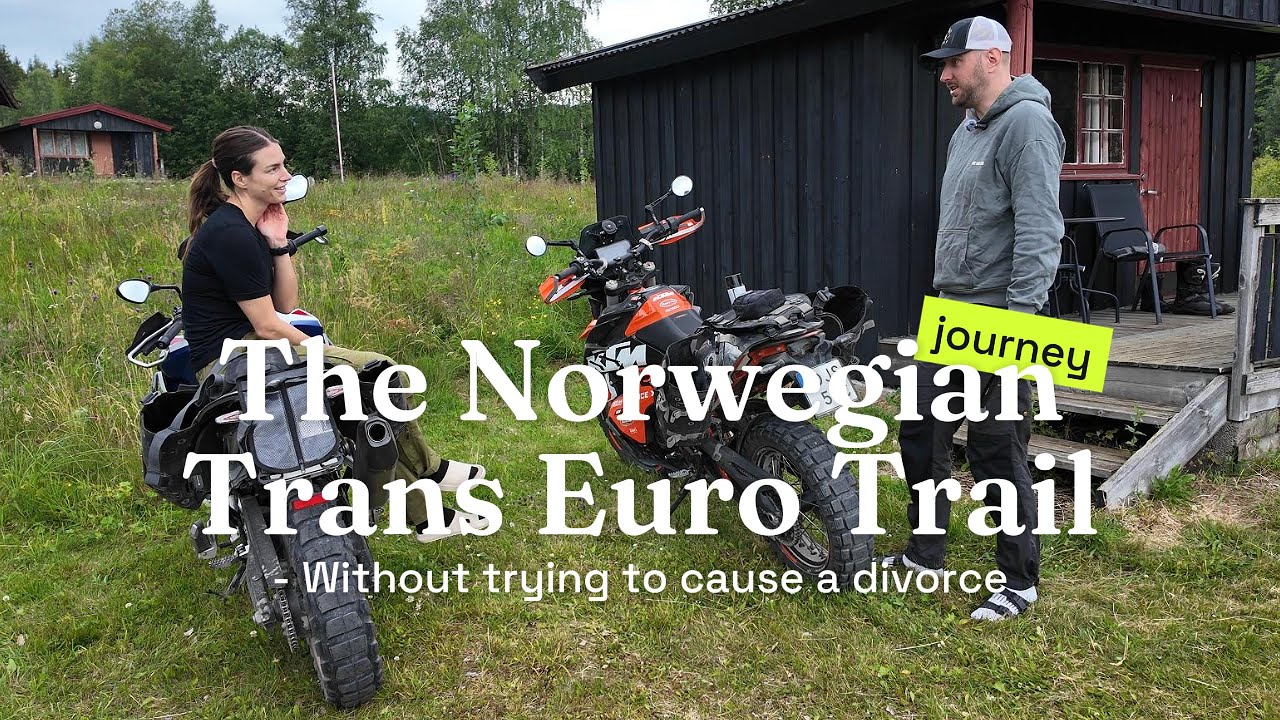 MC Äventyr i Norge 🇳🇴 – Del 1 | Multi-Subtitles | Starten på Motorcykeläventyret | Trans Euro Trail