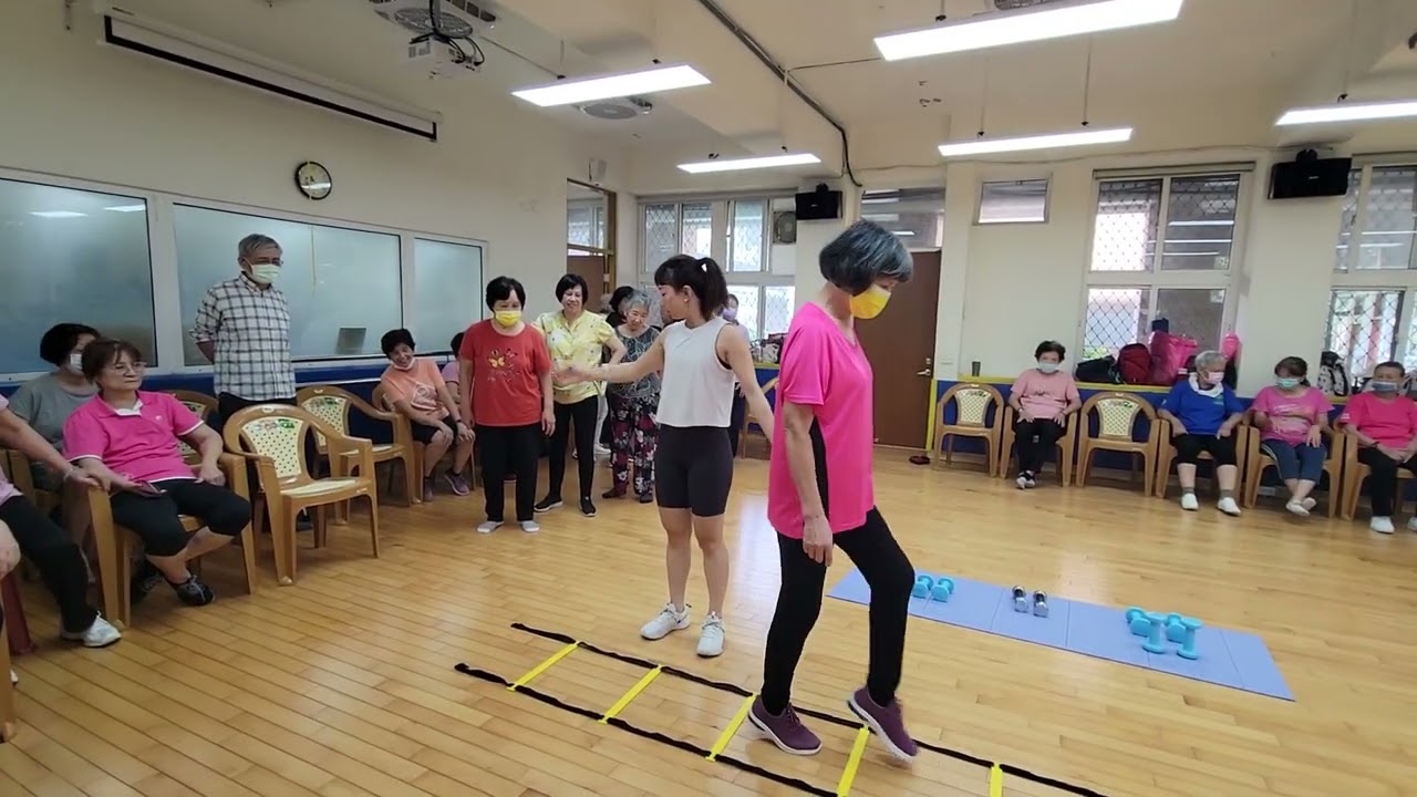 樂齡課程：繩梯訓練
