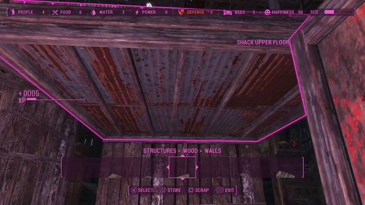 Fixing the walls in Abernathy Farm