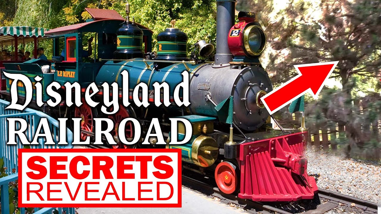 Disneyland Railroad SECRETS REVEALED | We Show You The Invisible Posters On The Disneyland Railroad