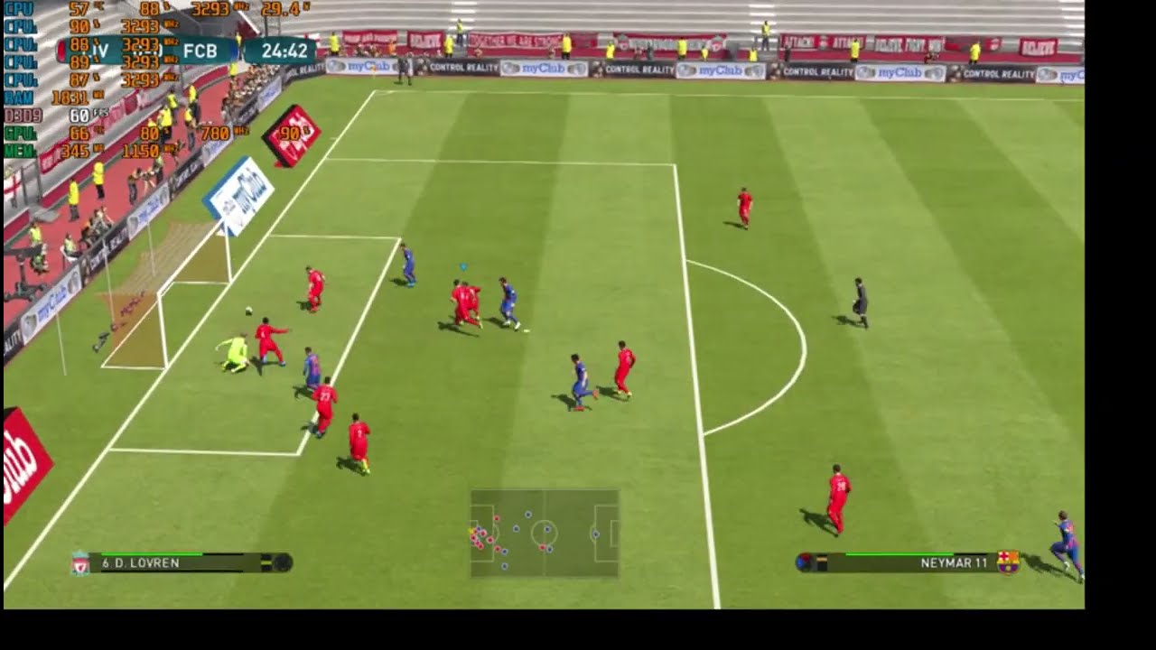GAMEPLAY DO JOGO PRO EVOLUTION SOCCER 2017 LITE!!!