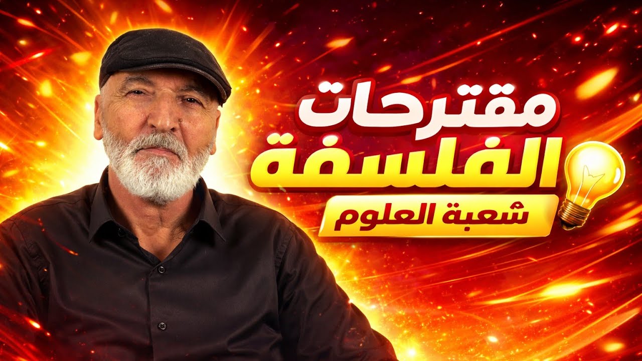 عاجل ‼️ مادة الفلسفة شعبة العلوم 