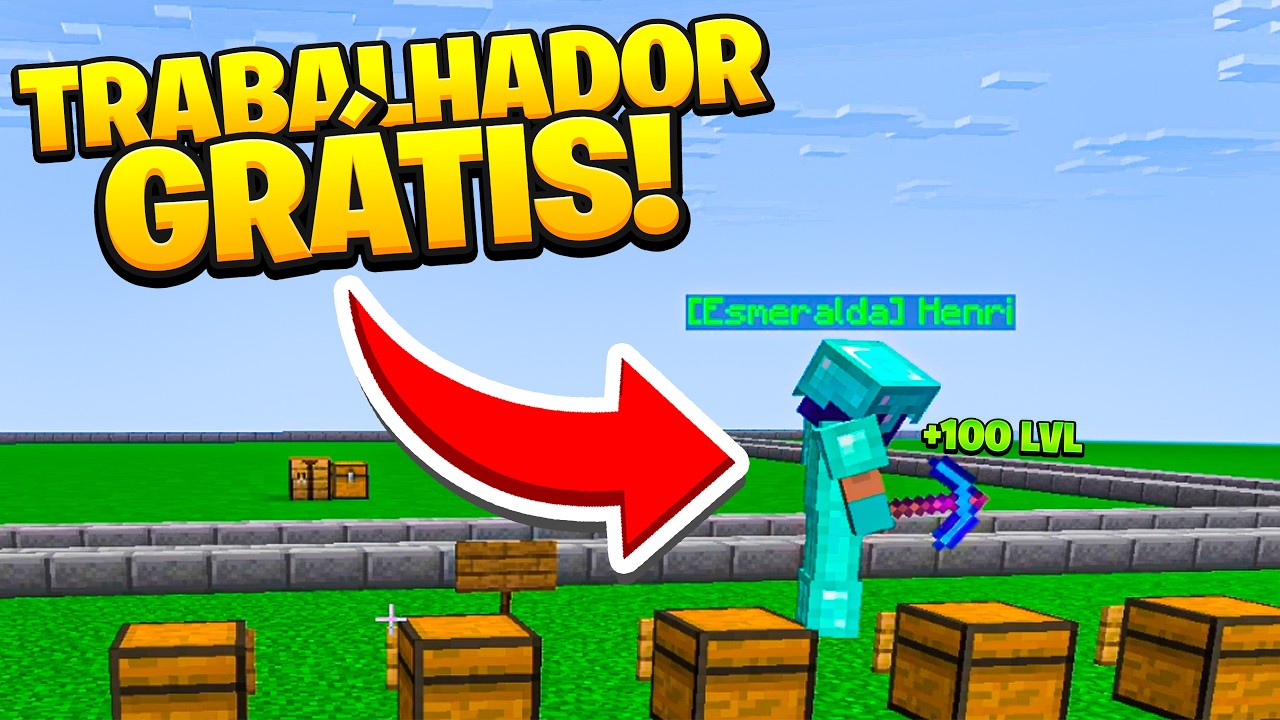 ⭐Minecraft : Como evoluir a picareta sem fazer nada!