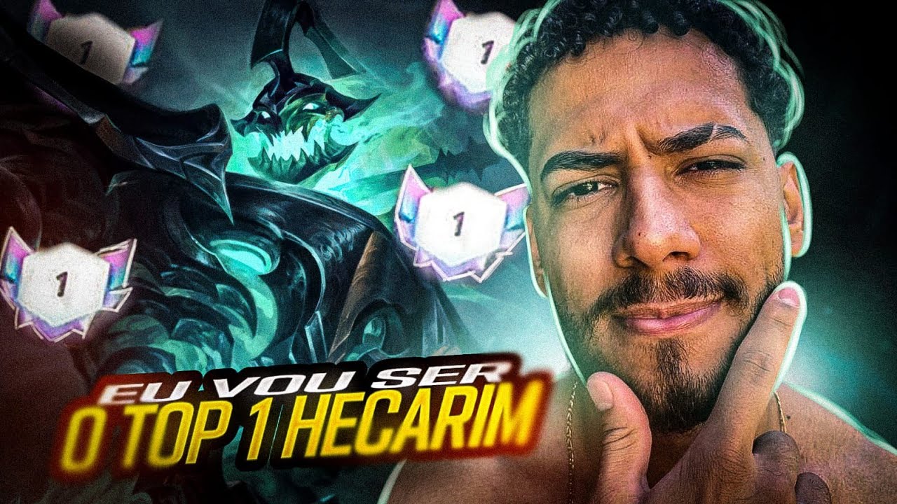 O TOP 1 HECARIM VAI SER MEU!! TO CHEGANDO!!  - LoL Wild Rift