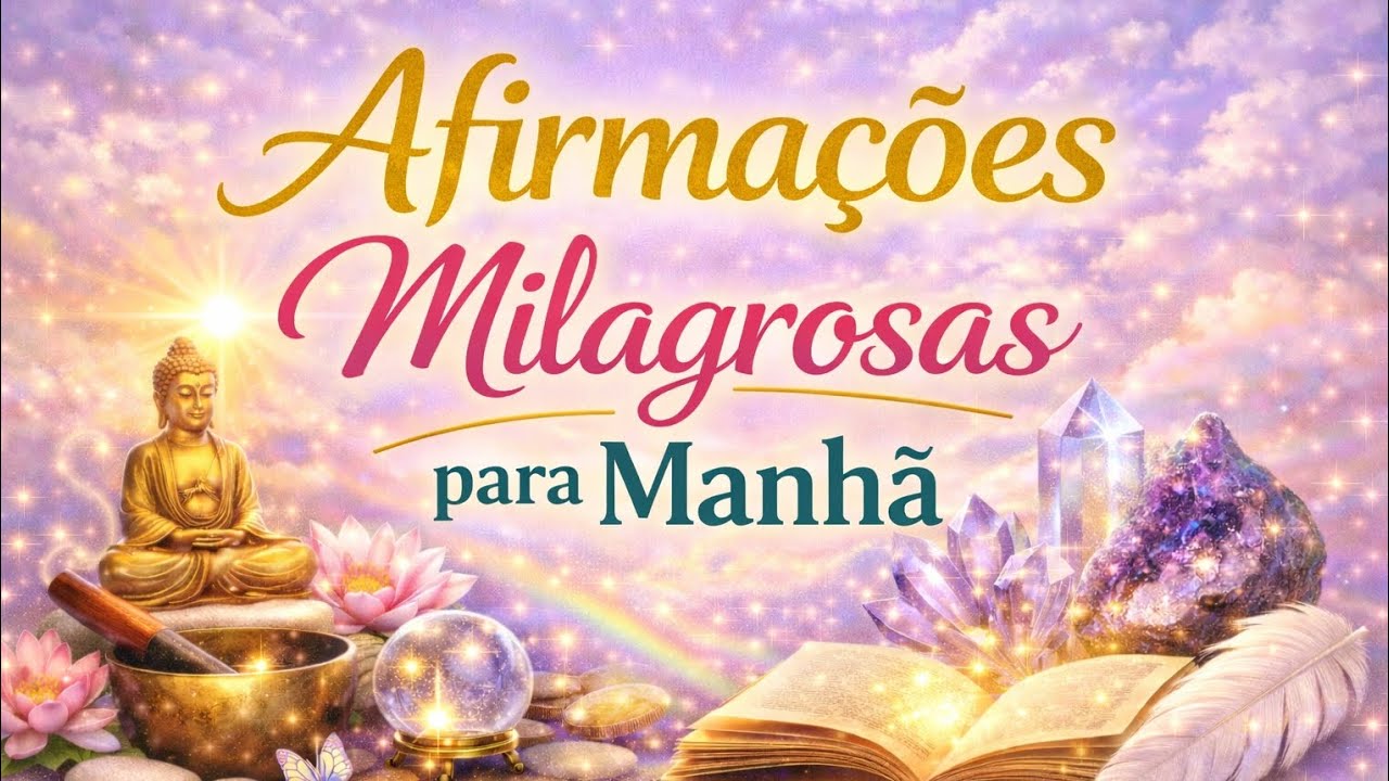 OUÇA TODAS AS MANHÃS 🌅 Afirmações Milagrosas para Atrair Energia Positiva e Boas Notícias.