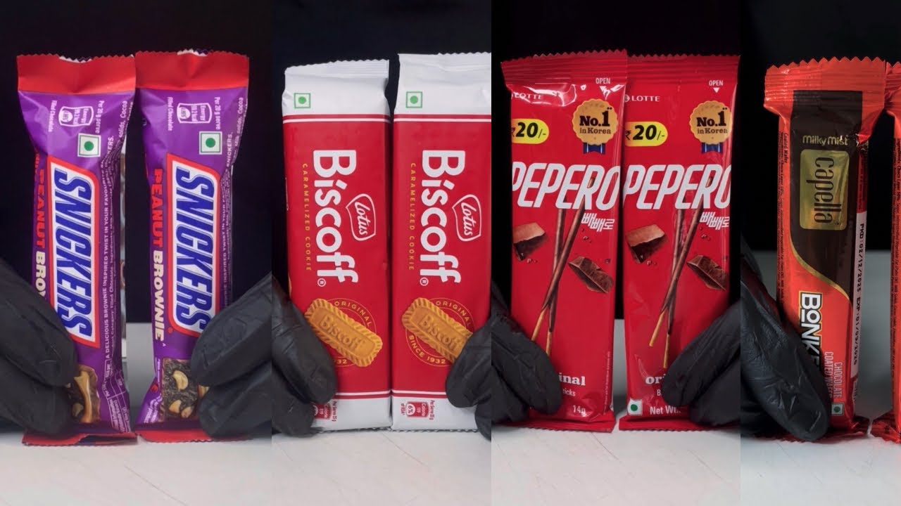 Snickers ,Dairy Milk, Biscoff,Pepero & MilkiMist Chocolate Milkshakes Asmr @IndianGreatKitchenASMR 