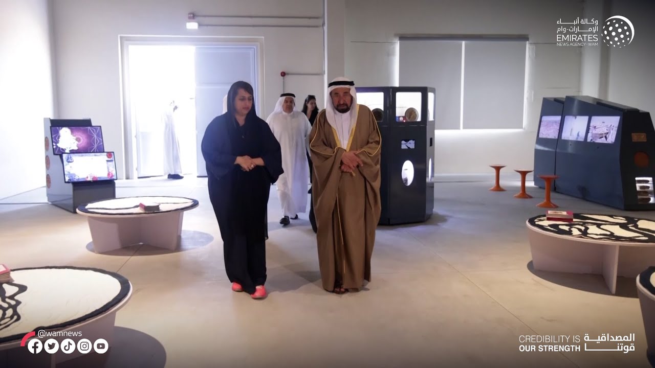 حاكم الشارقة يفتتح مبنى مصنع كلباء للثلج