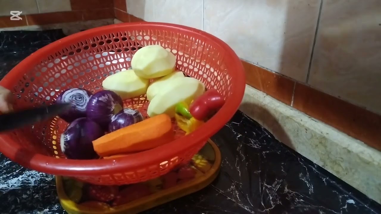 صنية لحمه بالخضار جباره
