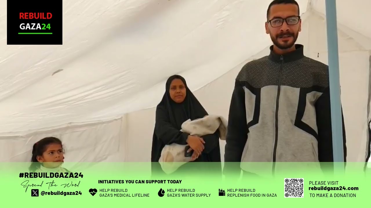 🟥5 more families protected, please keep supporting rebuildgaza24.com