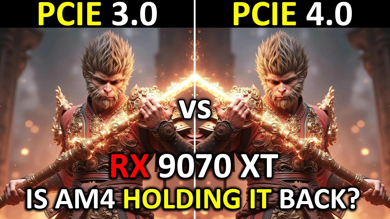 RX 9070 XT PCIe 3.0 vs PCIe 4.0 | Is AM4 Still Enough for This PCIe 5.0 GPU?
