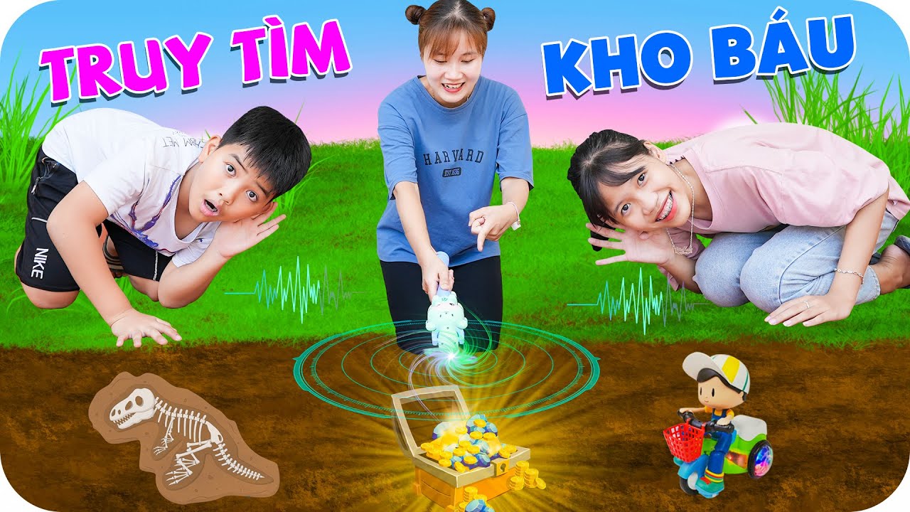 Máy Dò Kho Báu Dưới Lòng Đất ♥ Minh Khoa TV