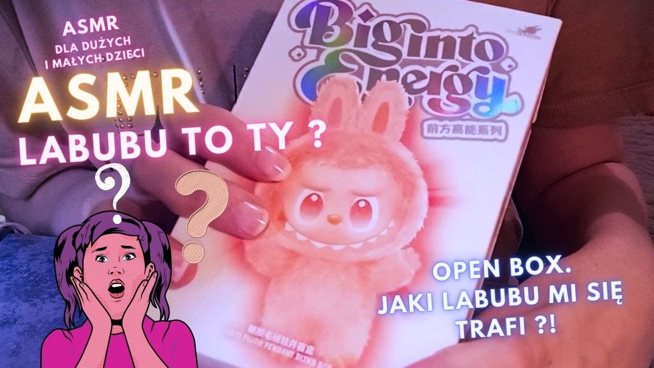 Moje pierwsze ASMR w tym Roku. ASMR po Polsku. Unboxing LABUBU.🧸Otwieram LABUBU .CO  Wylosuje? WOW!