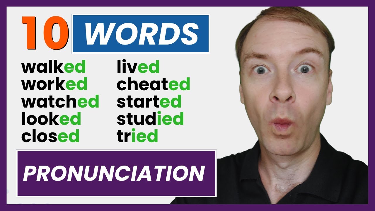 10 ED sound Words | Learn English Pronunciation and do your HOMEWORK