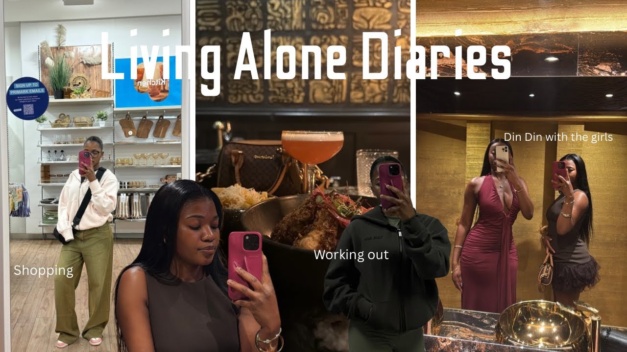 Living alone Diaries:Weekend in Birmingham,Din Din with the girls,Shopping,Working out,pyjama party