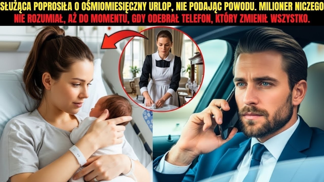 Służąca poprosiła o ośmiomiesięczny urlop, nie podając powodu… aż milioner odebrał telefon