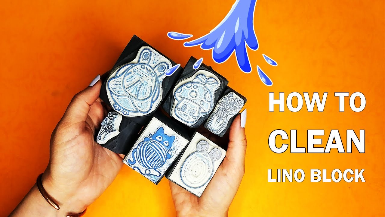 How To CLEAN Lino Block After Printing? Art Hacks and Tips