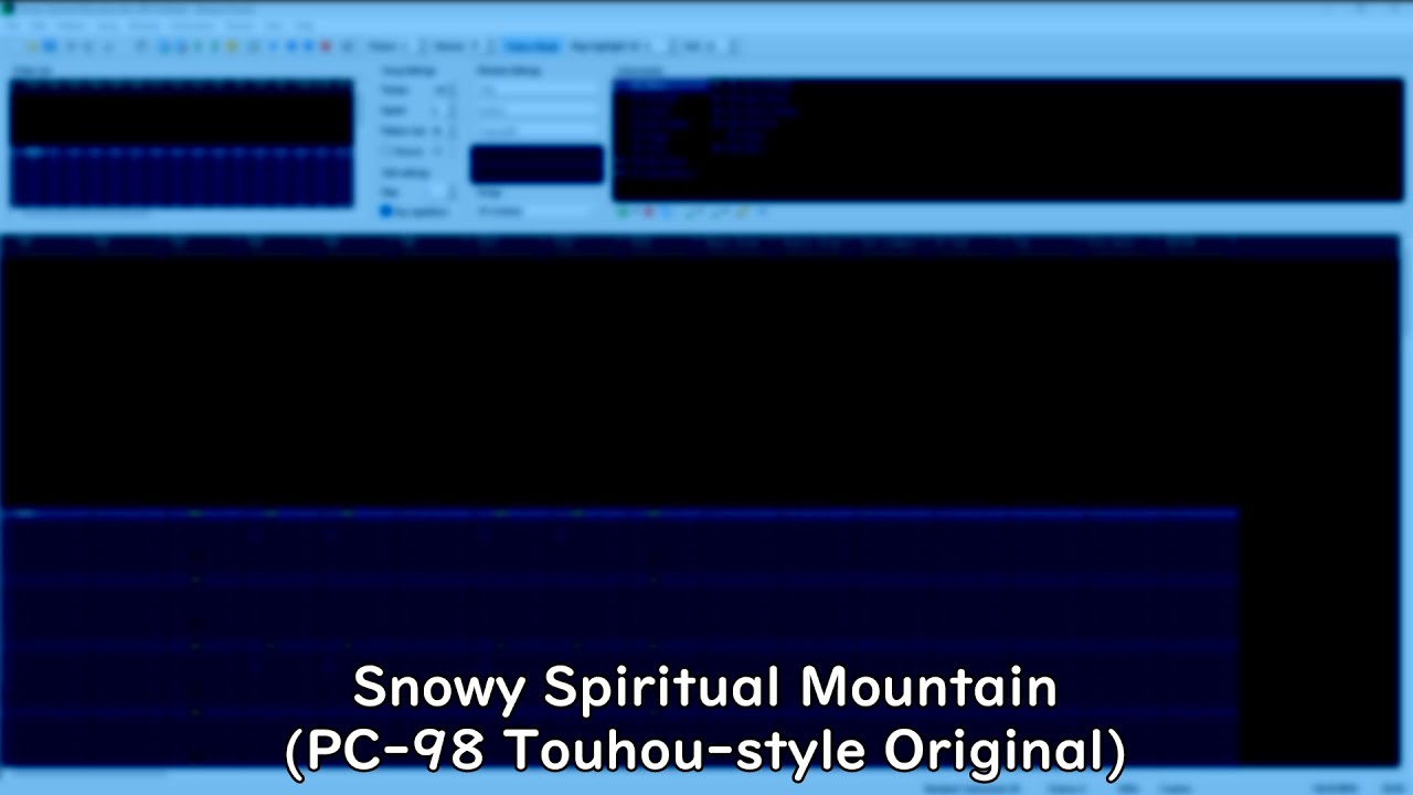 Snowy Spiritual Mountain (PC-98 Touhou-style Original)