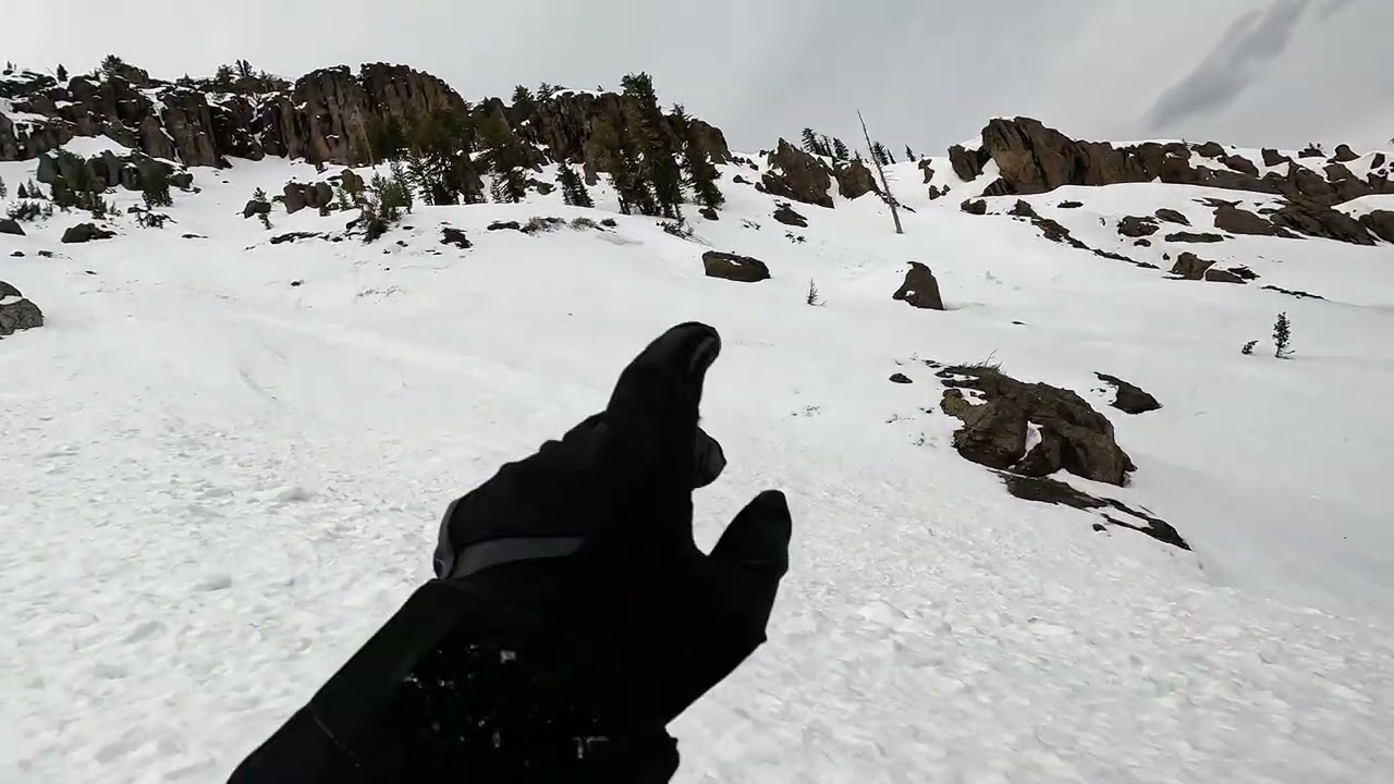 Avalanche Debris Snowmobiling 