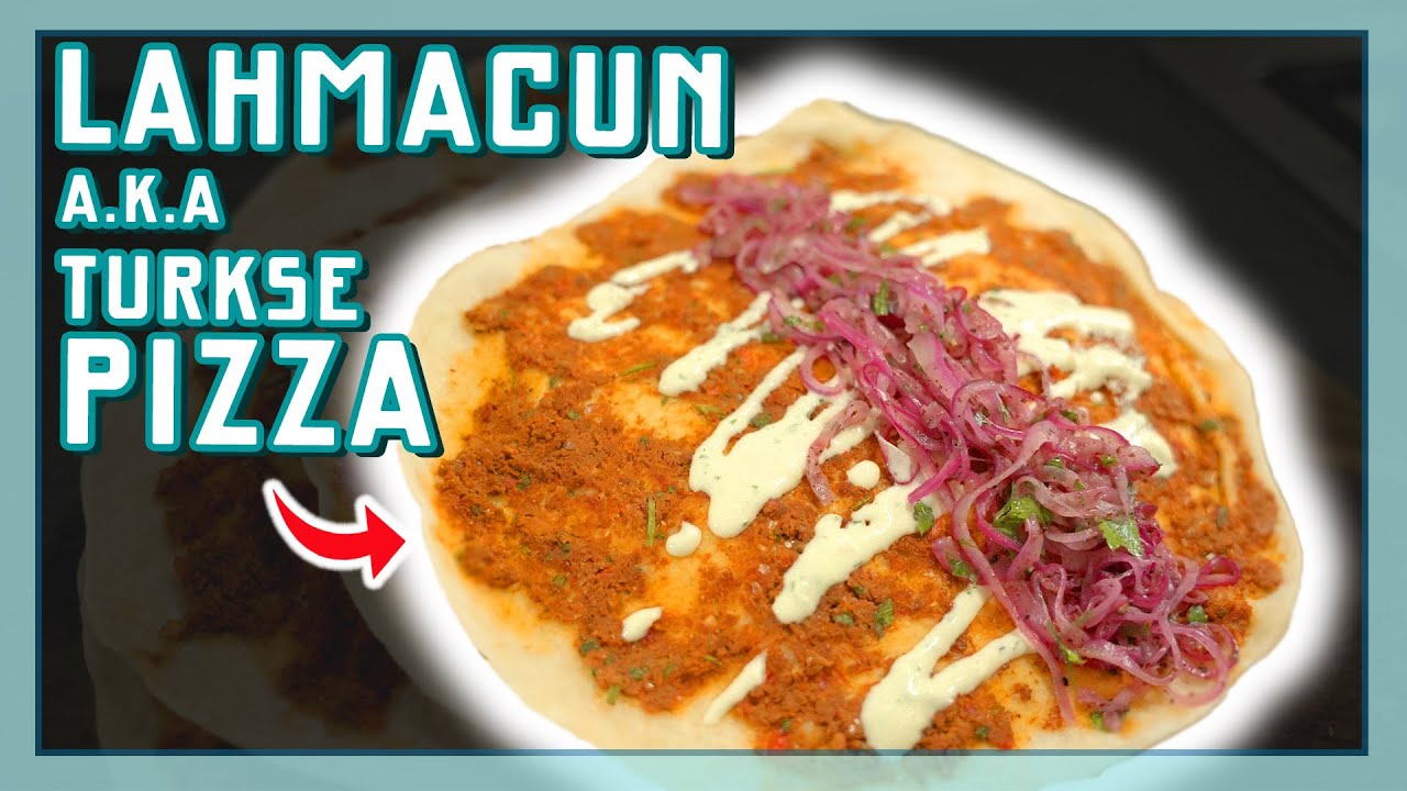 TURKSE PIZZA A.K.A LAHMACUN!  | EtenmetNick | How to