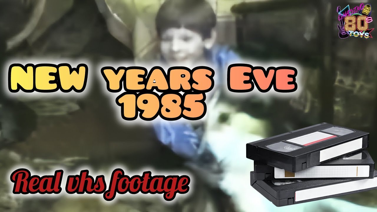 Real 80s VHS Home videos - 1985 New Years Eve and 1986 New Years Day