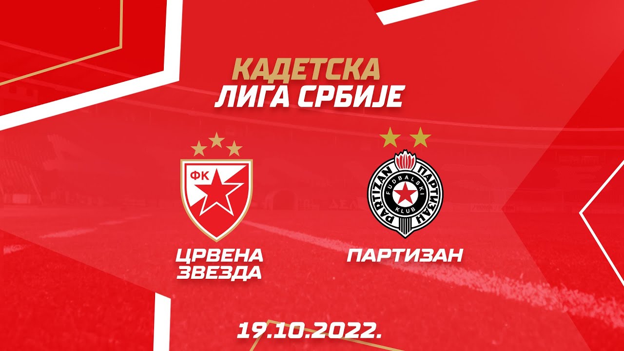 Kadetska liga Srbije: Crvena zvezda - Partizan 2:4, ceo meč