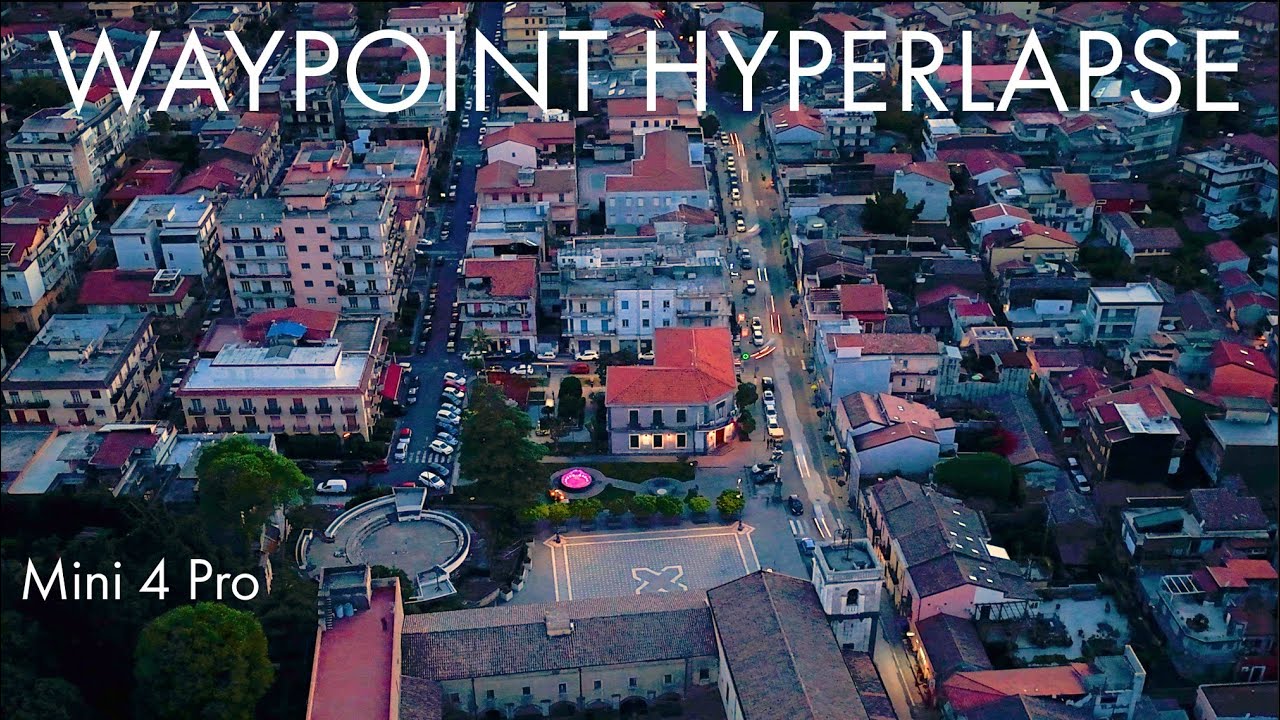 DJI Mini 4 Pro - How to Use Waypoint Hyperlapse