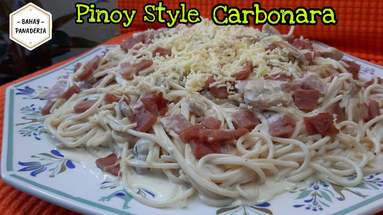 Pinoy Style Carbonara|Carbonara Recipe|Creamy Carbonara|Bahay Panaderia