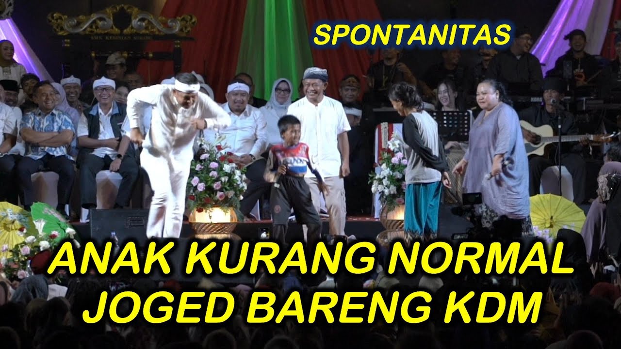 Spontanitas Gubernur KDM Joged Bareng Anak Kurang Normal