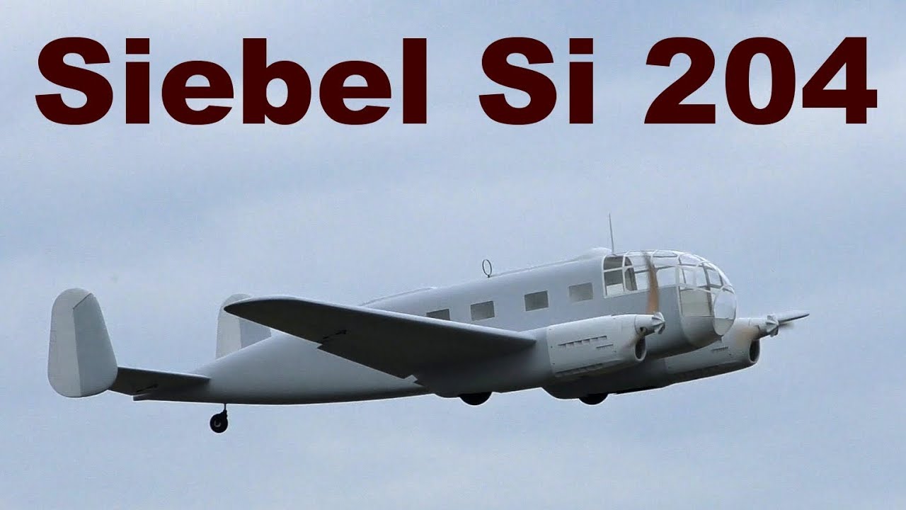 Siebel Si 204, giant scale RC aircraft, 2019