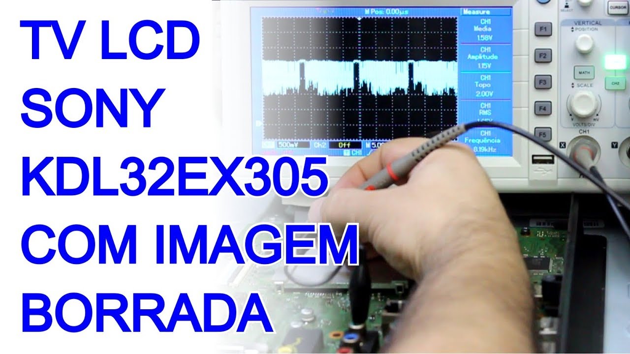 TV LCD Sony KDL32EX305 com Imagem borrada