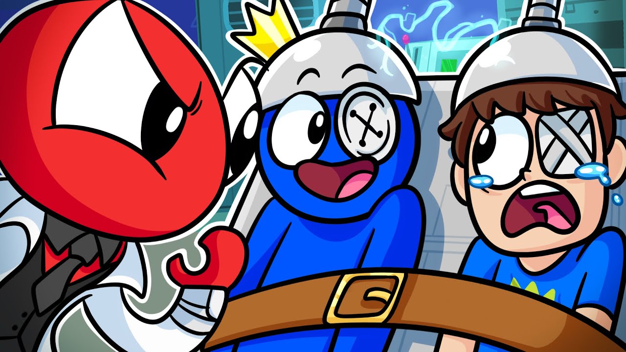 BLUE SAD BACKSTORY! Roblox Rainbow Friends Animation