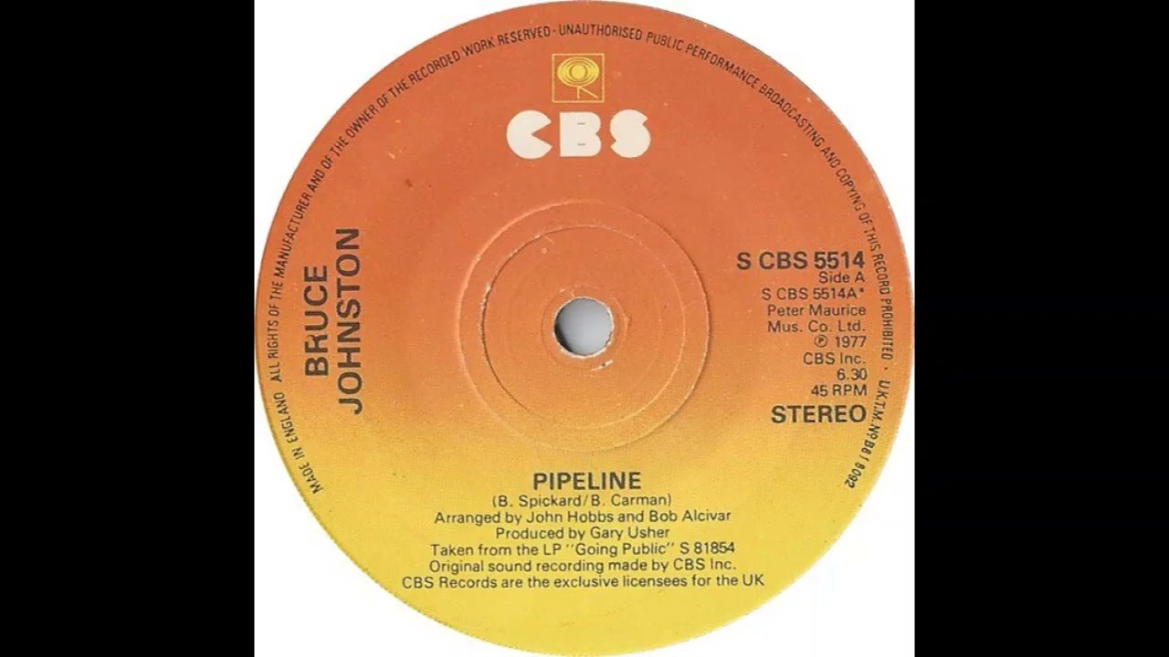 Bruce Johnston - Pipeline (Special Disco Version)1977