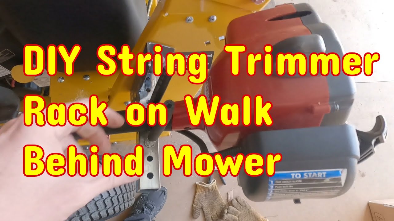 DIY Trimmer Rack Install on a Hustler Trimstar Walk Behind Mower