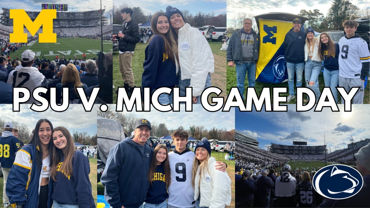Penn State Game Day Vlog as a Michigan Student