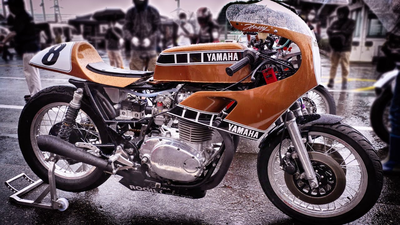 YAMAHA XS650 Racer by Rocket motorcycle SOUND & RUN