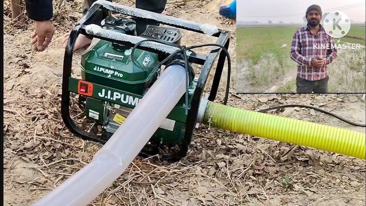J. I. Pump pro portable water pump ka open pani per demo no. 1 portable water pump 