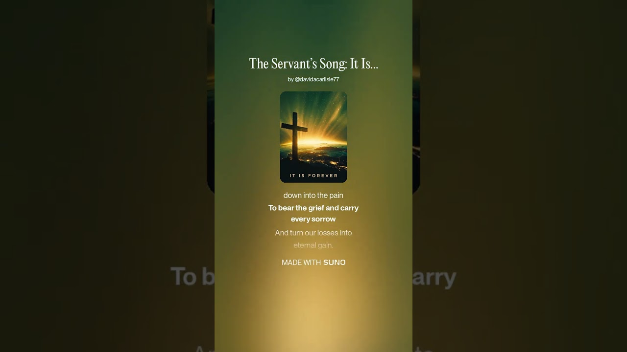 The Servant Song (It Is Finished)
