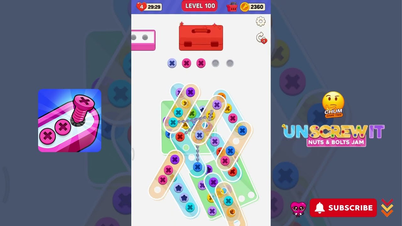 Screw Out: Jam Puzzle - Level 100 - Gameplay walkthrough