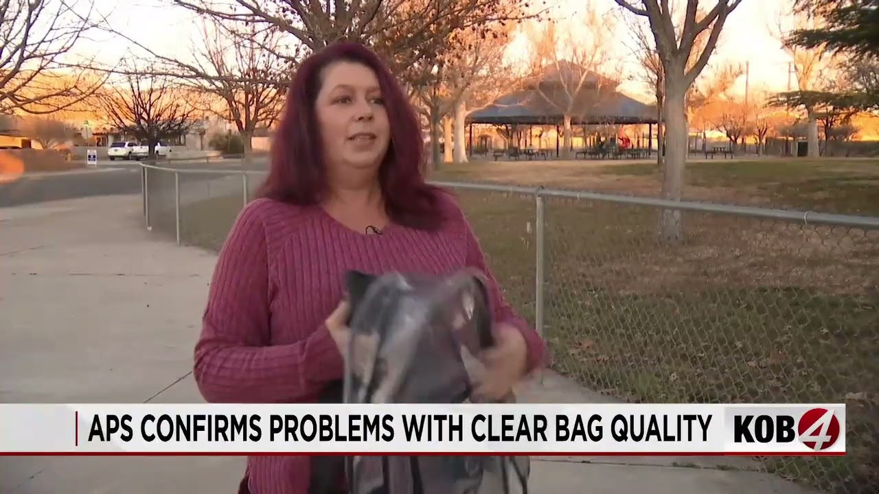 APS' clear backpacks breaking within days
