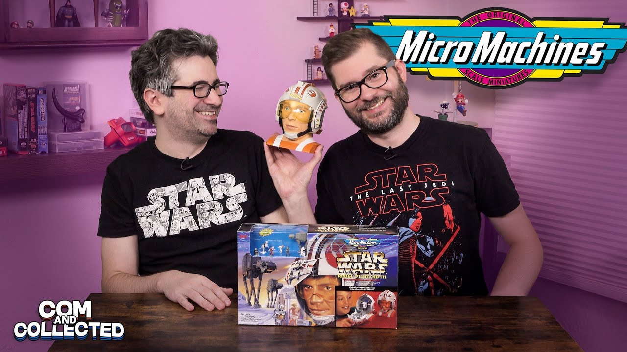 Let's open Luke's Head and play with it! Star Wars Micro Machines from 1996