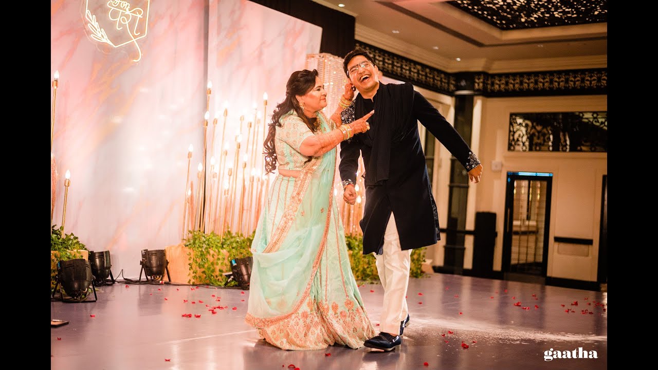 Maa Da Laadla Bigad Gaya | Mother - Son Sangeet Performance