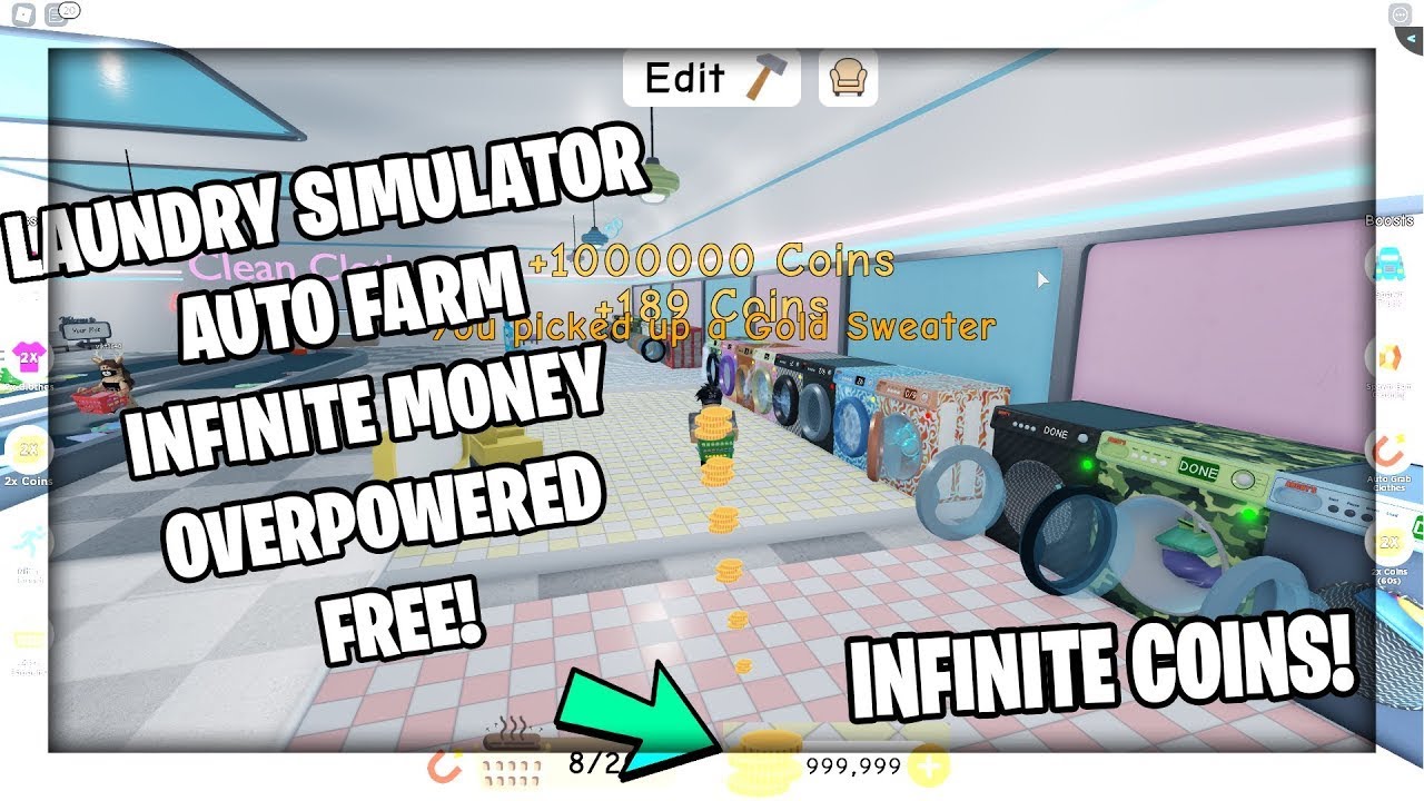 Laundry Simulator OP Script