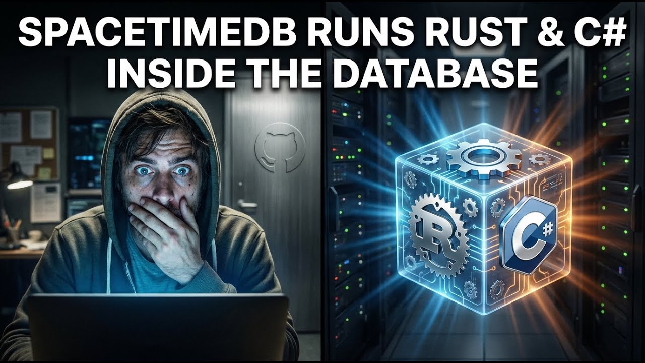 Your Backend Architecture Is Outdated! SpacetimeDB Runs Rust/C# Directly Inside the Database, El...