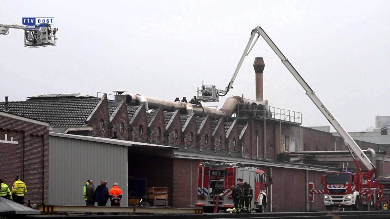 Brand bij textielfabriek Ten Cate in Nijverdal