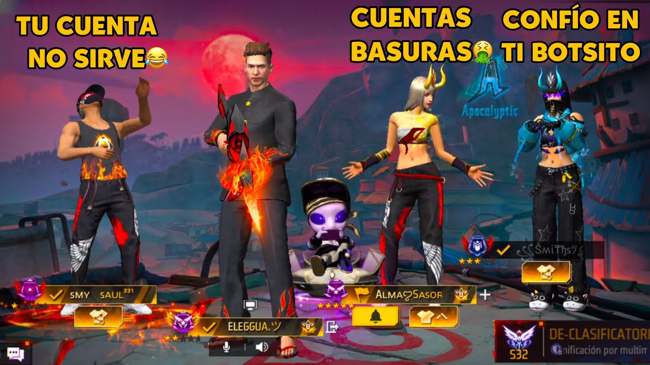 Este chico y su dua virtual les gusta burlarse de los botsitos con cuentas baratas 😭así me vengue🤡