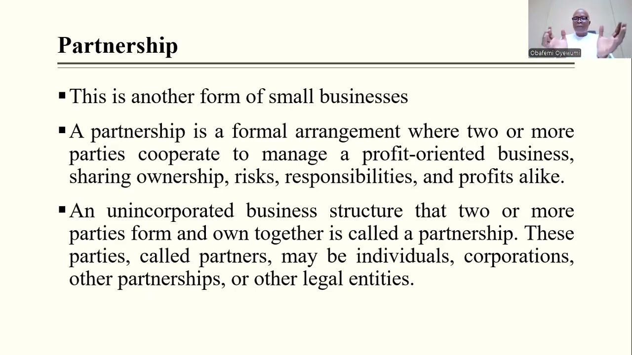 Taxation of Small Business Enterprises