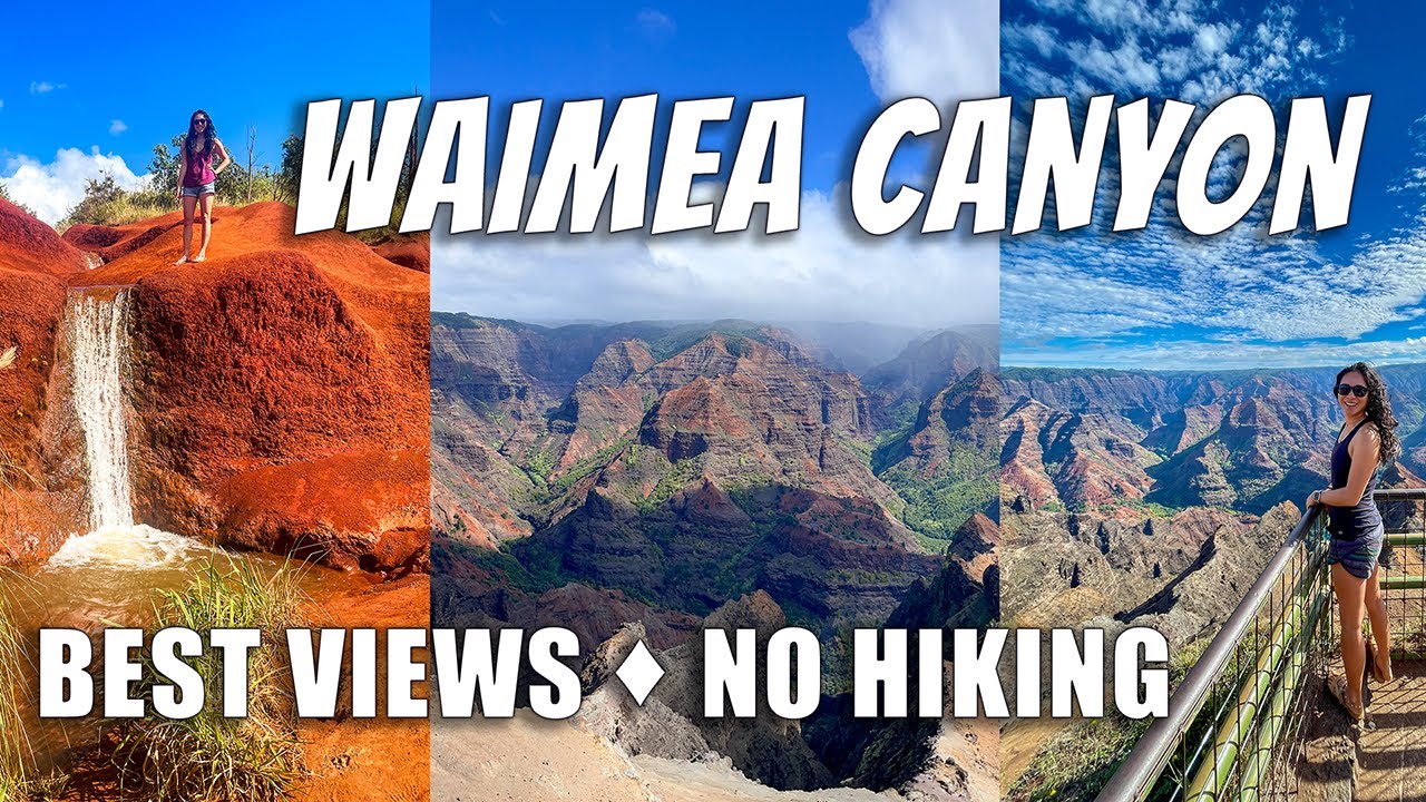 BEST Waimea Canyon Viewpoints | Scenic Drive & Viewpoints (No Hiking) 2025 Construction Update