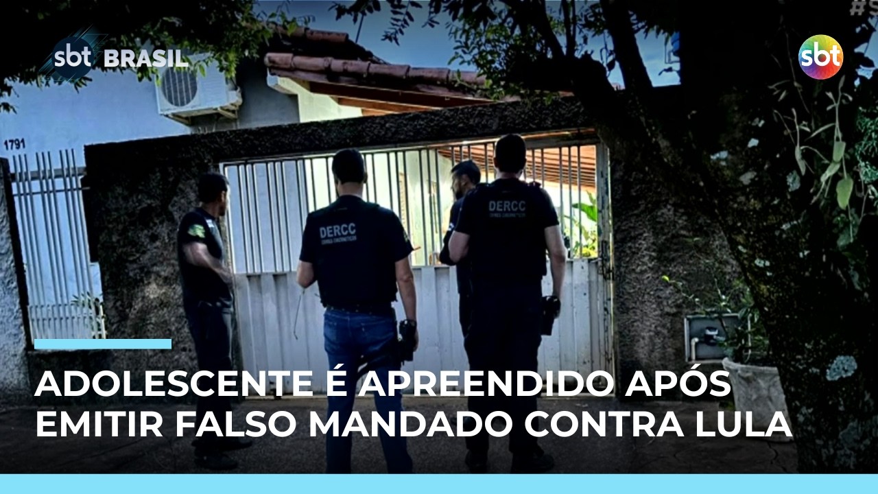 Adolescente de 15 anos emite falsos mandados de pris&atilde;o contra Lula e Moraes | #SBTBrasil